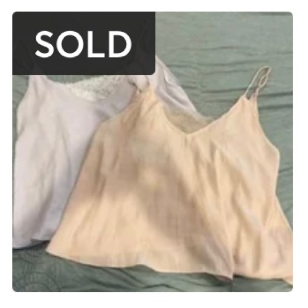 Free People Deep V Bandeau Light Blue Lace Cami